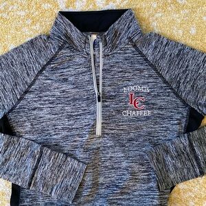 Loomis Chaffee Athletic 1/4 Zip Small Unisex Long Sleeve Activewear Equestrian